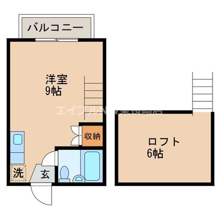 クィーンパレス赤迫の物件間取画像